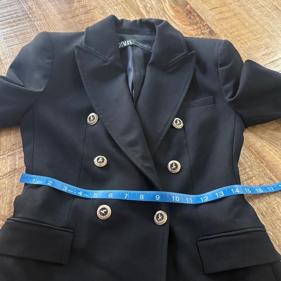 Zara Black Double-Breasted Women's Blazer - Picture 12 of 13